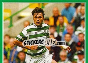 Sticker Mark Viduka in action - Celtic FC 1999-2000 - Panini
