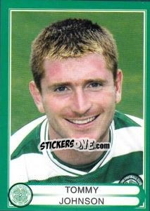 Sticker Tommy Johnson - Celtic FC 1999-2000 n. 80 - Panini
