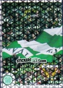 Sticker Celtic fan's - Celtic FC 1999-2000 n. 91 - Panini