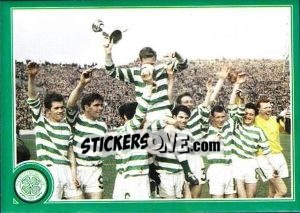 Sticker The celebrations begin... - Celtic FC 1999-2000 n. 96 - Panini