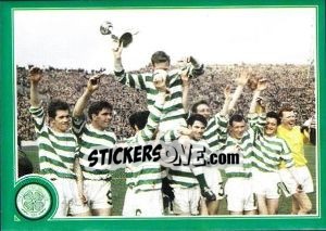 Sticker The celebrations begin... - Celtic FC 1999-2000 - Panini