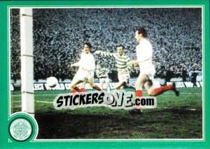 Figurina Celtic v Leeds in the Semi Final. John Hughes...