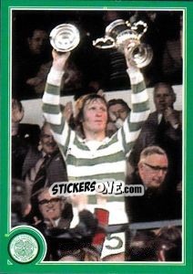 Sticker Billy McNeill with the Trophy