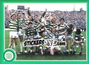 Figurina Happy Celtic  celebrate, preventing a Rangers Treble in 1989