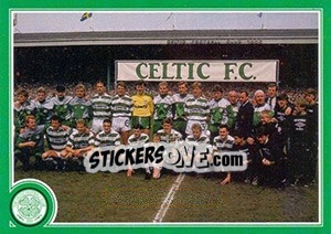 Sticker Pride of the Hoops as Celtic... - Celtic FC 1999-2000 n. 129 - Panini