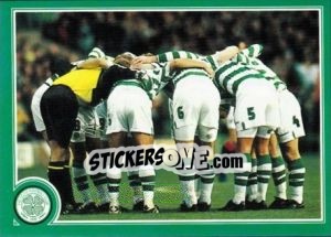Figurina The Huddle! - Celtic FC 1999-2000 n. 134 - Panini