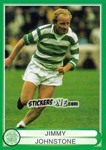 Cromo Jimmy Johnstone in action