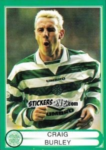 Sticker Craig Burley - Celtic FC 1999-2000 - Panini