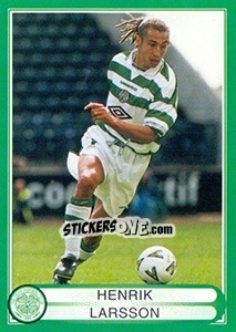 Sticker Henrik Larsson - Celtic FC 1999-2000 n. 174 - Panini