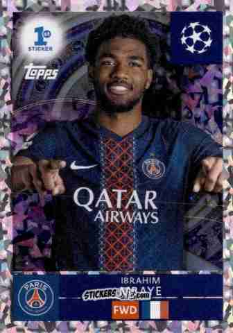 Cromo Ibrahim Mbaye - UEFA Champions League 2025-2026
 n. 287 - Topps