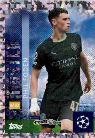 Sticker Phil Foden - UEFA Champions League 2025-2026
 n. 304 - Topps