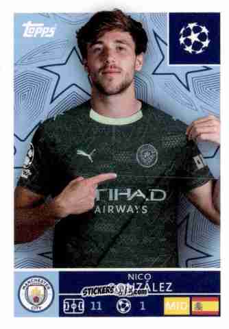 Cromo Nico Gonzelez - UEFA Champions League 2025-2026
 n. 306 - Topps
