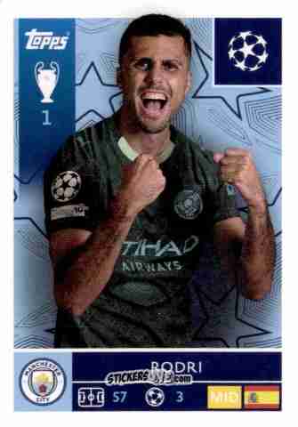 Cromo Rodri - UEFA Champions League 2025-2026
 n. 307 - Topps