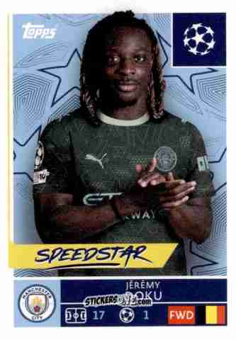 Figurina Jeremy Doku - UEFA Champions League 2025-2026
 n. 310 - Topps
