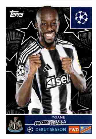 Figurina Yoane Wissa - UEFA Champions League 2025-2026
 n. 322 - Topps