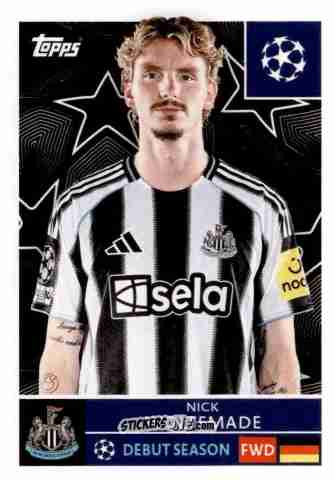 Sticker Nick Woltemade - UEFA Champions League 2025-2026
 n. 325 - Topps
