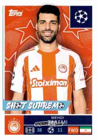 Figurina Mehdi Taremi - UEFA Champions League 2025-2026
 n. 338 - Topps
