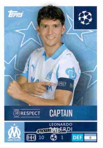 Cromo Leonardo Balerdi - UEFA Champions League 2025-2026
 n. 341 - Topps