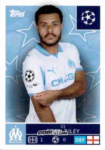 Cromo CJ Egan-Riley - UEFA Champions League 2025-2026
 n. 344 - Topps