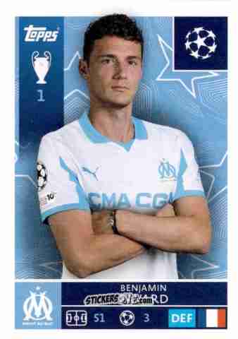 Figurina Benjamin Pavard - UEFA Champions League 2025-2026
 n. 345 - Topps