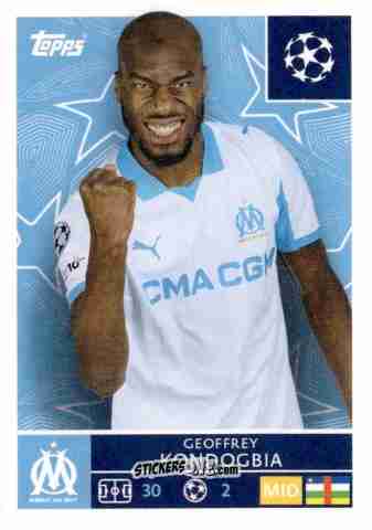 Cromo Geoffrey Kondogbia - UEFA Champions League 2025-2026
 n. 348 - Topps