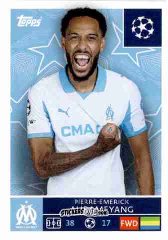 Cromo Pierre-Emerick Aubameyang - UEFA Champions League 2025-2026
 n. 351 - Topps