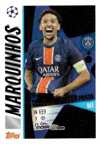 Sticker Marquinhos - UEFA Champions League 2025-2026
 n. 6 - Topps