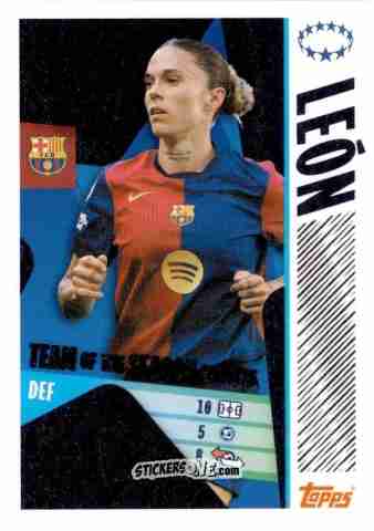 Sticker Adriana Leon - UEFA Champions League 2025-2026
 n. 18 - Topps