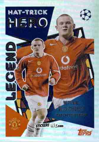 Cromo Wayne Rooney - UEFA Champions League 2025-2026
 n. 29 - Topps