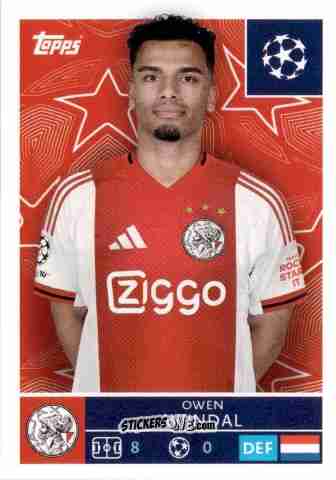 Sticker Owen Wijndal - UEFA Champions League 2025-2026
 n. 47 - Topps