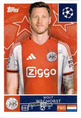 Figurina Wout Weghorst - UEFA Champions League 2025-2026
 n. 55 - Topps
