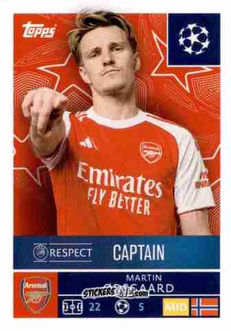 Sticker Martin Odegaard - UEFA Champions League 2025-2026
 n. 57 - Topps