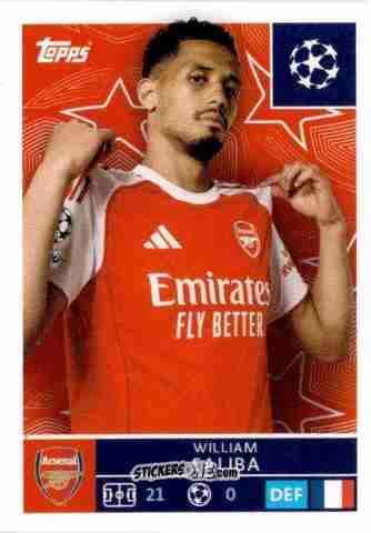 Figurina William Saliba - UEFA Champions League 2025-2026
 n. 59 - Topps