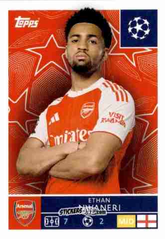 Sticker Ethan Nwaneri - UEFA Champions League 2025-2026
 n. 64 - Topps