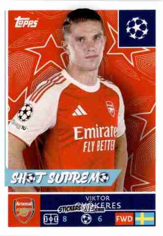 Figurina Victor Gyokeres - UEFA Champions League 2025-2026
 n. 67 - Topps