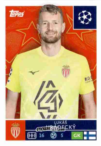 Sticker Lucas Hradecky - UEFA Champions League 2025-2026
 n. 72 - Topps