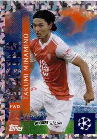 Sticker Takumi Minamino - UEFA Champions League 2025-2026
 n. 76 - Topps