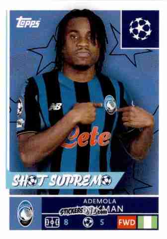 Figurina Ademola Lookman - UEFA Champions League 2025-2026
 n. 97 - Topps