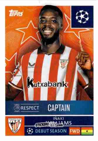 Cromo Inaki Williams - UEFA Champions League 2025-2026
 n. 99 - Topps
