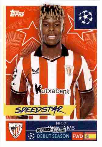Cromo Nico Williams - UEFA Champions League 2025-2026
 n. 110 - Topps