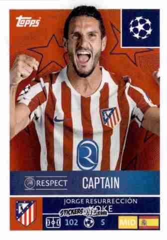 Figurina Jorge Ressureccion Koke - UEFA Champions League 2025-2026
 n. 113 - Topps
