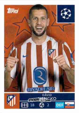 Figurina David Hancko - UEFA Champions League 2025-2026
 n. 116 - Topps