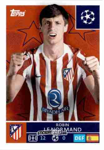 Figurina Robin le Normand - UEFA Champions League 2025-2026
 n. 117 - Topps