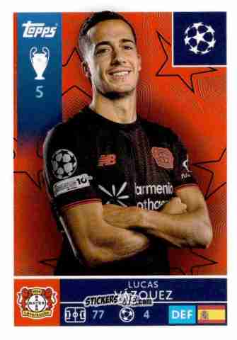 Cromo Lucas Vazquez - UEFA Champions League 2025-2026
 n. 130 - Topps