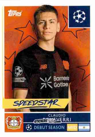 Cromo Claudio Echeverri - UEFA Champions League 2025-2026
 n. 137 - Topps