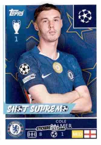 Figurina Cole Palmer - UEFA Champions League 2025-2026
 n. 162 - Topps