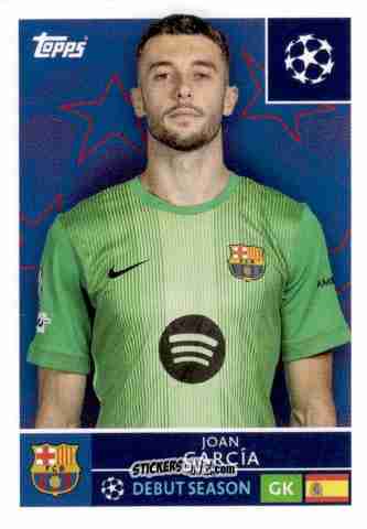 Sticker Joan Garcia - UEFA Champions League 2025-2026
 n. 184 - Topps