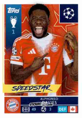 Figurina Alphonso Davies - UEFA Champions League 2025-2026
 n. 200 - Topps