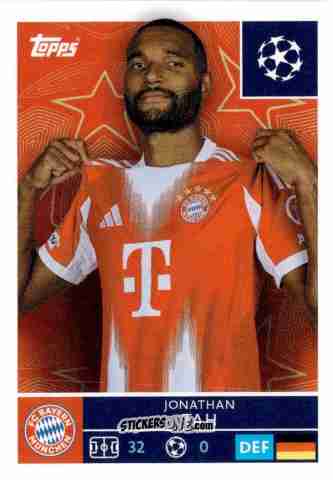 Figurina Jonathan Tah - UEFA Champions League 2025-2026
 n. 201 - Topps
