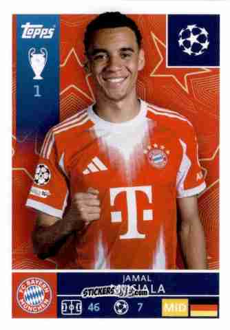 Cromo Jamal Musiala - UEFA Champions League 2025-2026
 n. 205 - Topps